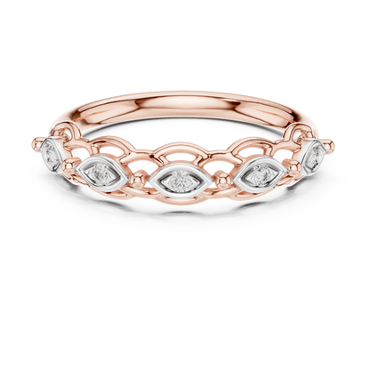 Mixed Shape Lab Grown Diamond Side Stone Ring