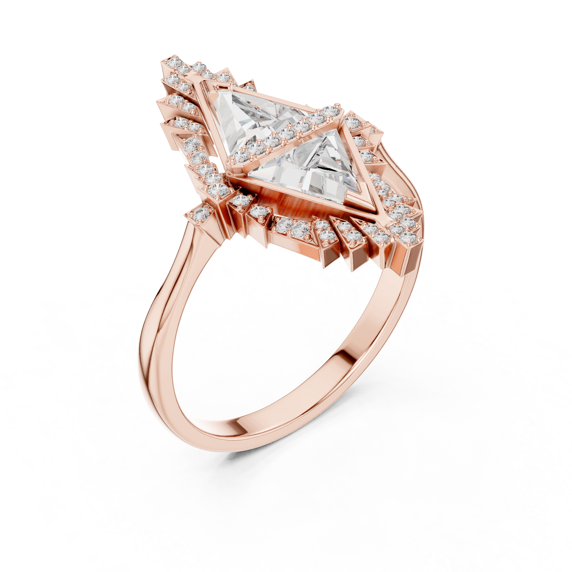 Round Halo Lab Grown Diamond Ring