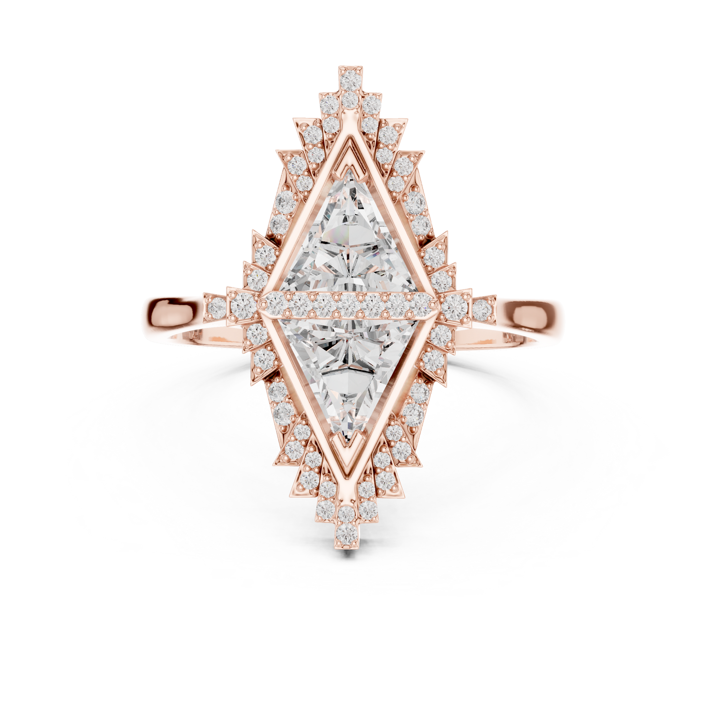 Round Halo Lab Grown Diamond Ring