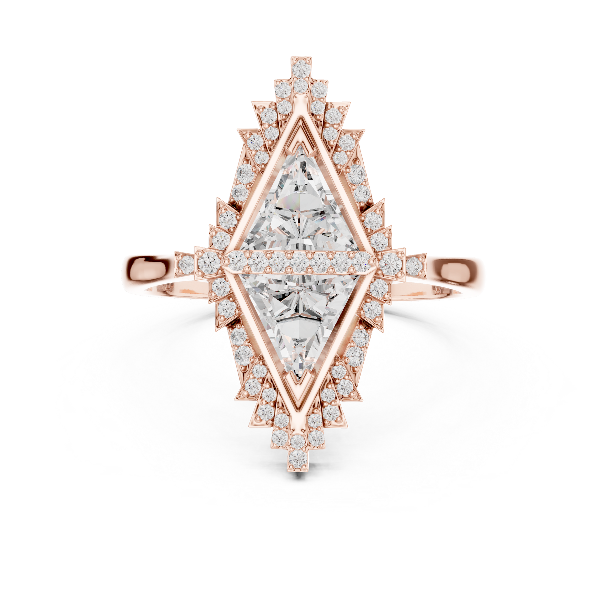 Round Halo Lab Grown Diamond Ring