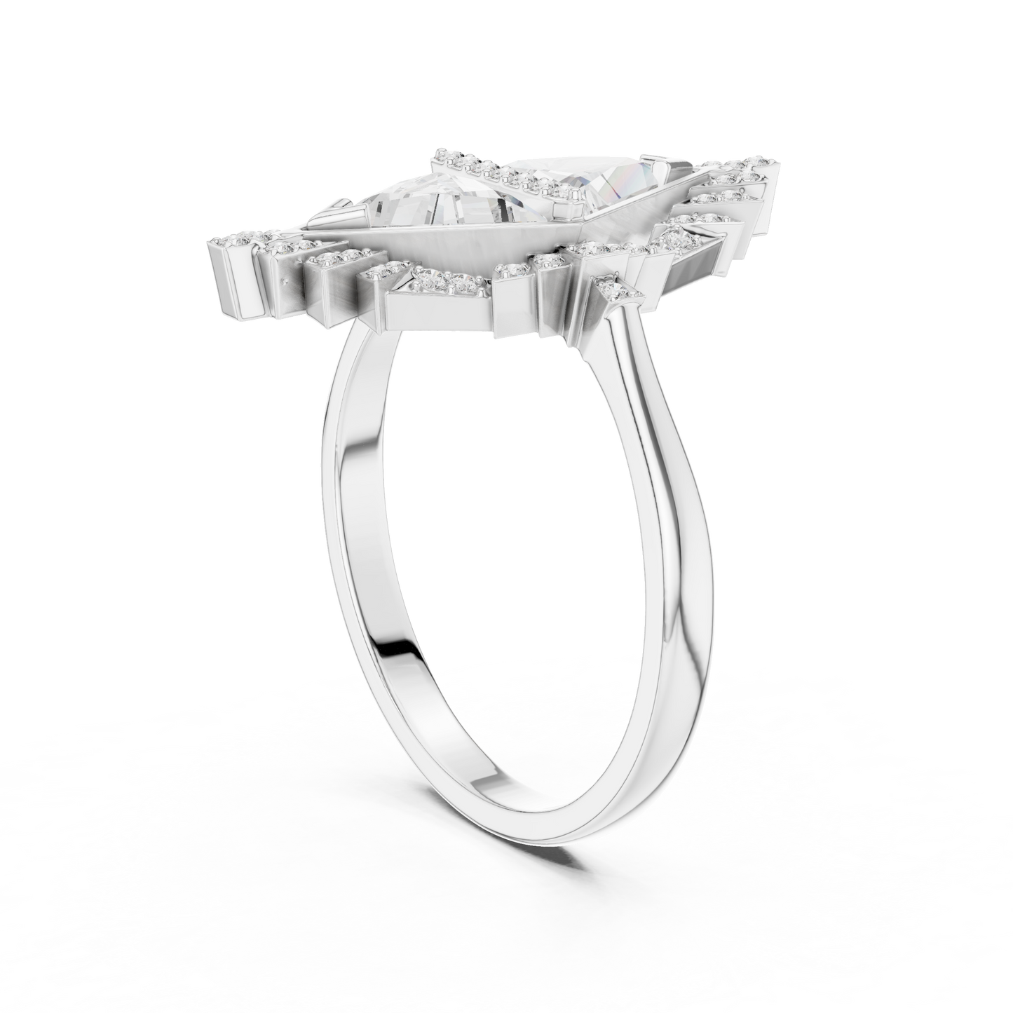 Round Halo Lab Grown Diamond Ring