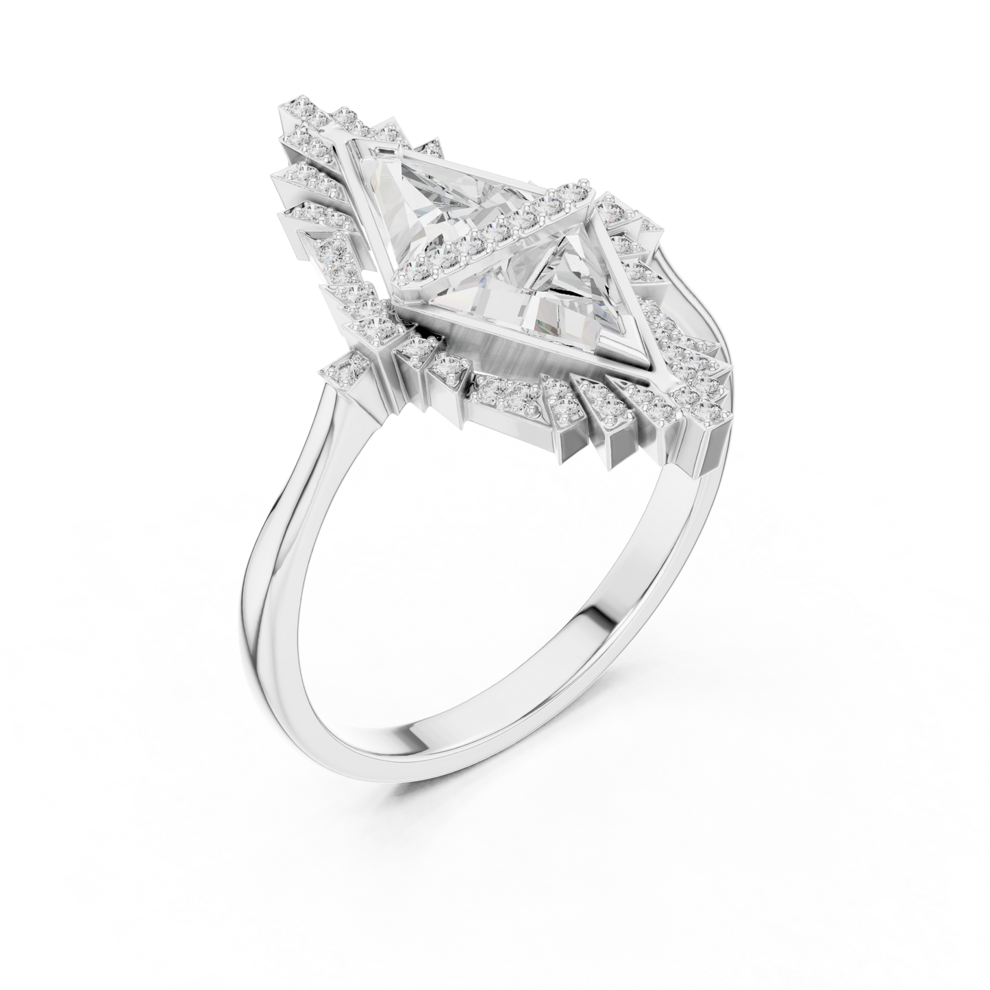 Round Halo Lab Grown Diamond Ring