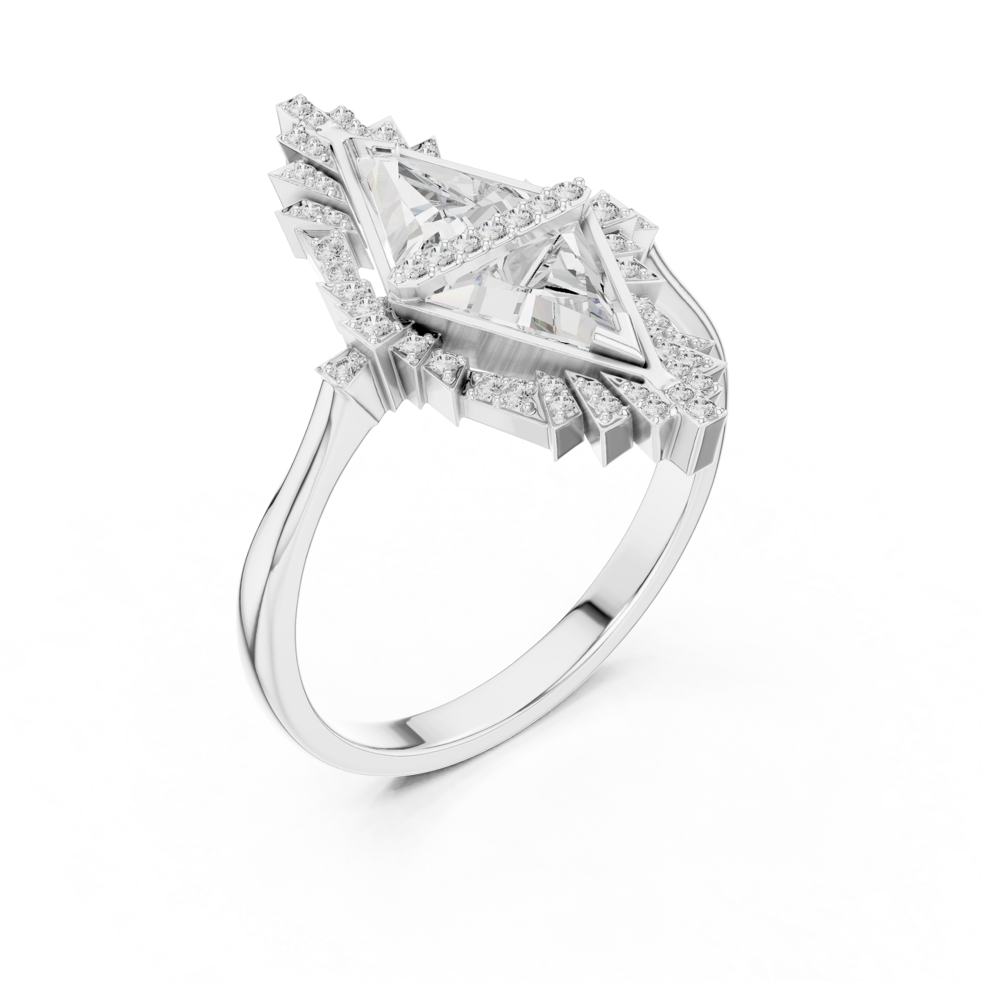 Round Halo Lab Grown Diamond Ring