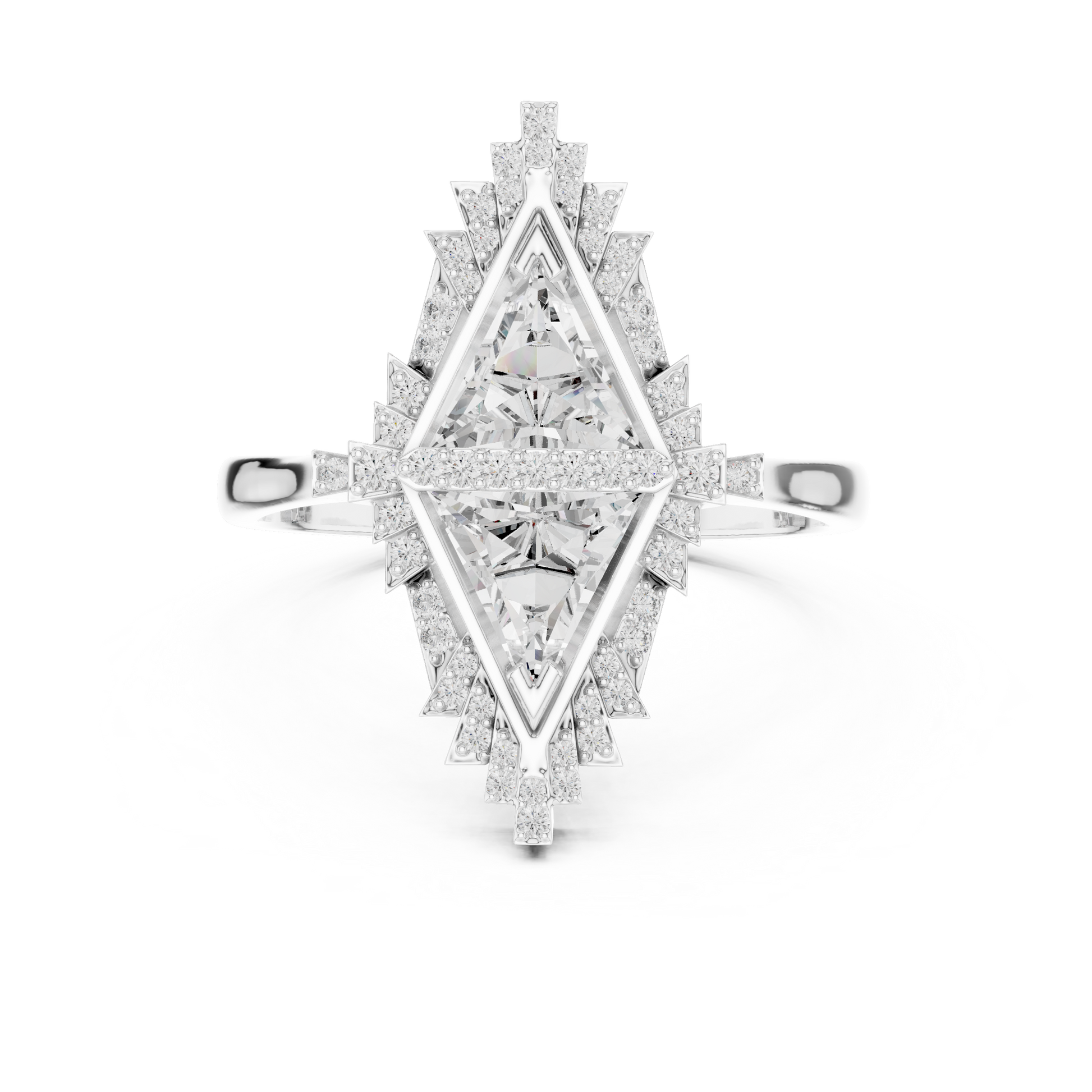 Round Halo Lab Grown Diamond Ring