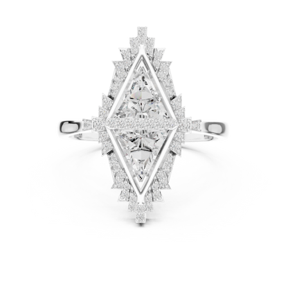 Round Halo Lab Grown Diamond Ring