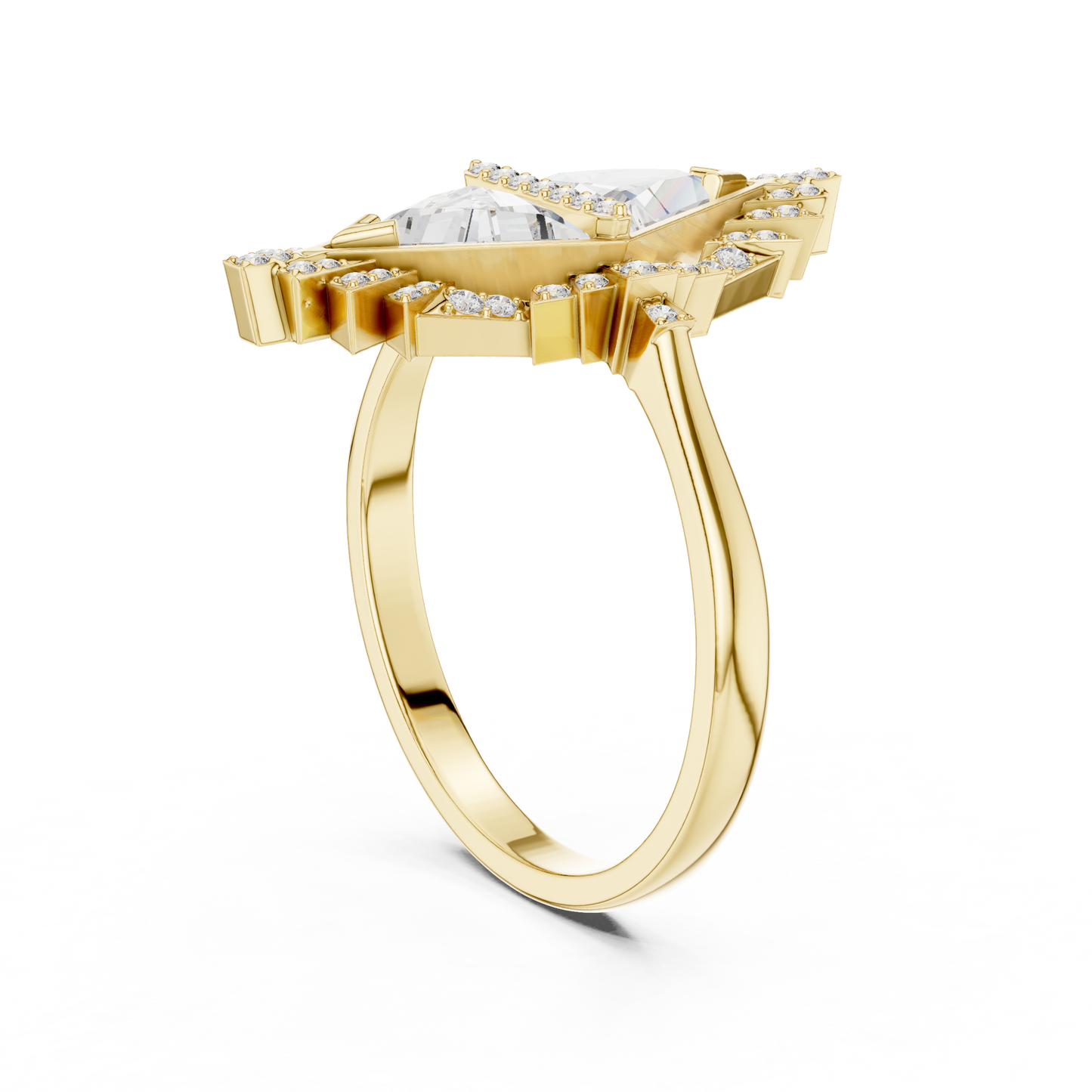 Round Halo Lab Grown Diamond Ring