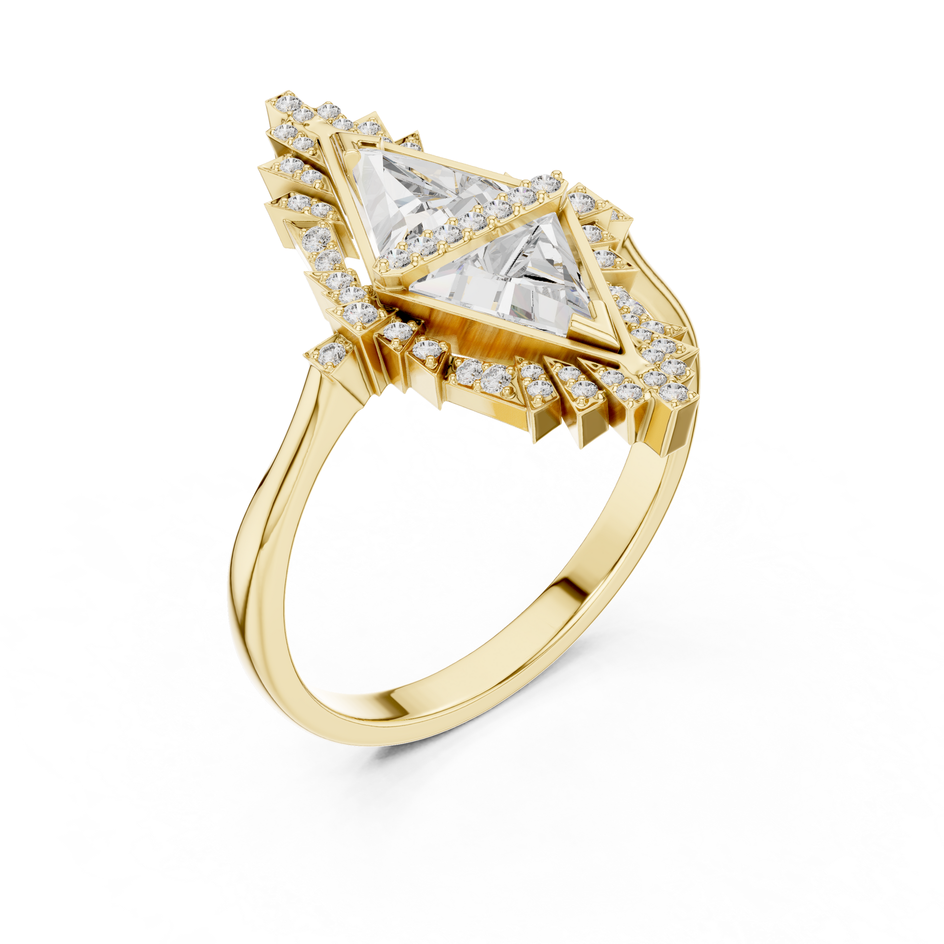 Round Halo Lab Grown Diamond Ring