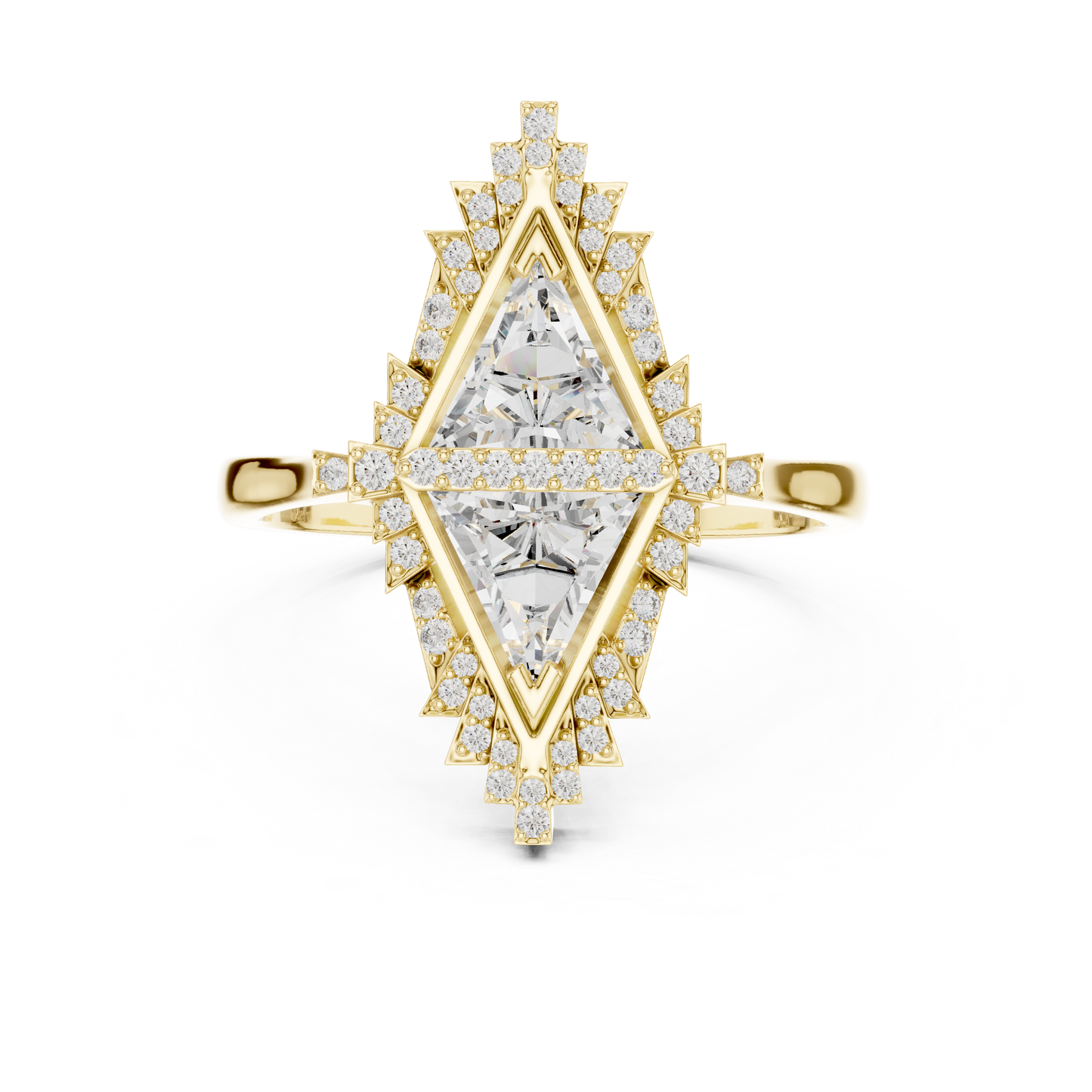 Round Halo Lab Grown Diamond Ring