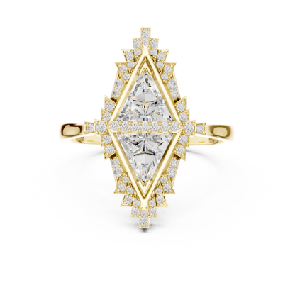 Round Halo Lab Grown Diamond Ring