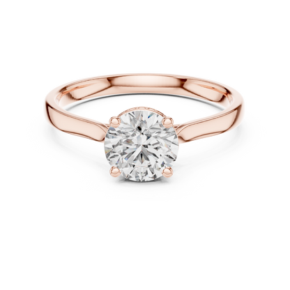 Round Halo Lab Grown Diamond Ring