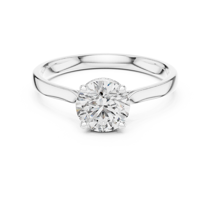 Round Halo Lab Grown Diamond Ring