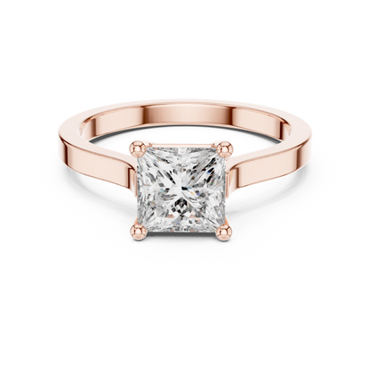 Cushion Solitaire Lab Grown Diamond Ring