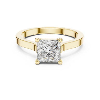 Cushion Solitaire Lab Grown Diamond Ring
