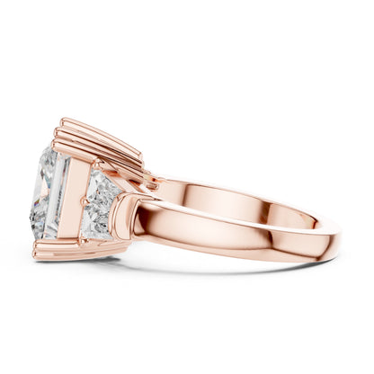 Princess Three Stone Lab Grown Diamond Ring