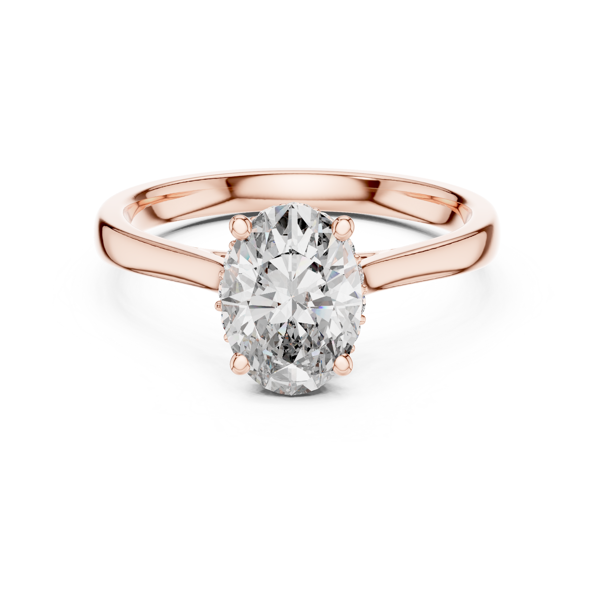 Mixed Shape Lab Grown Diamond Halo Ring