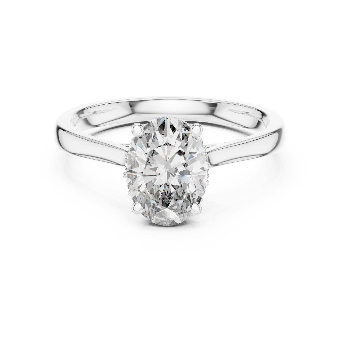 Mixed Shape Lab Grown Diamond Halo Ring