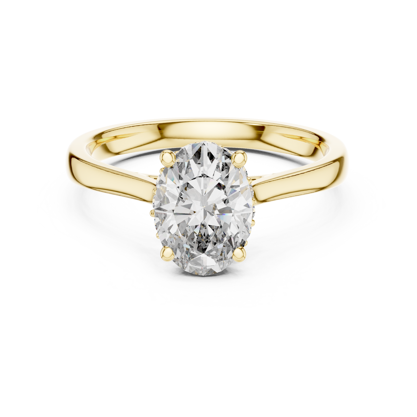 Mixed Shape Lab Grown Diamond Halo Ring