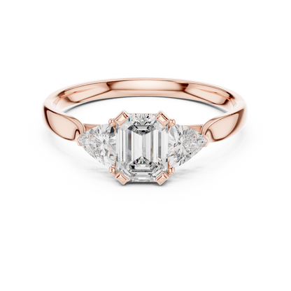 Round Solitaire Lab Grown Diamond Ring