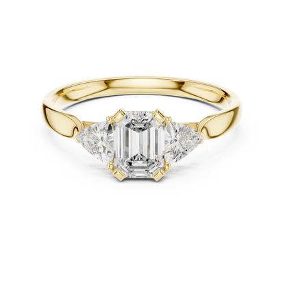 Round Solitaire Lab Grown Diamond Ring
