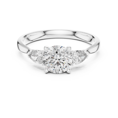 Mixed Shape Lab Grown Diamond Three Stone Ring
