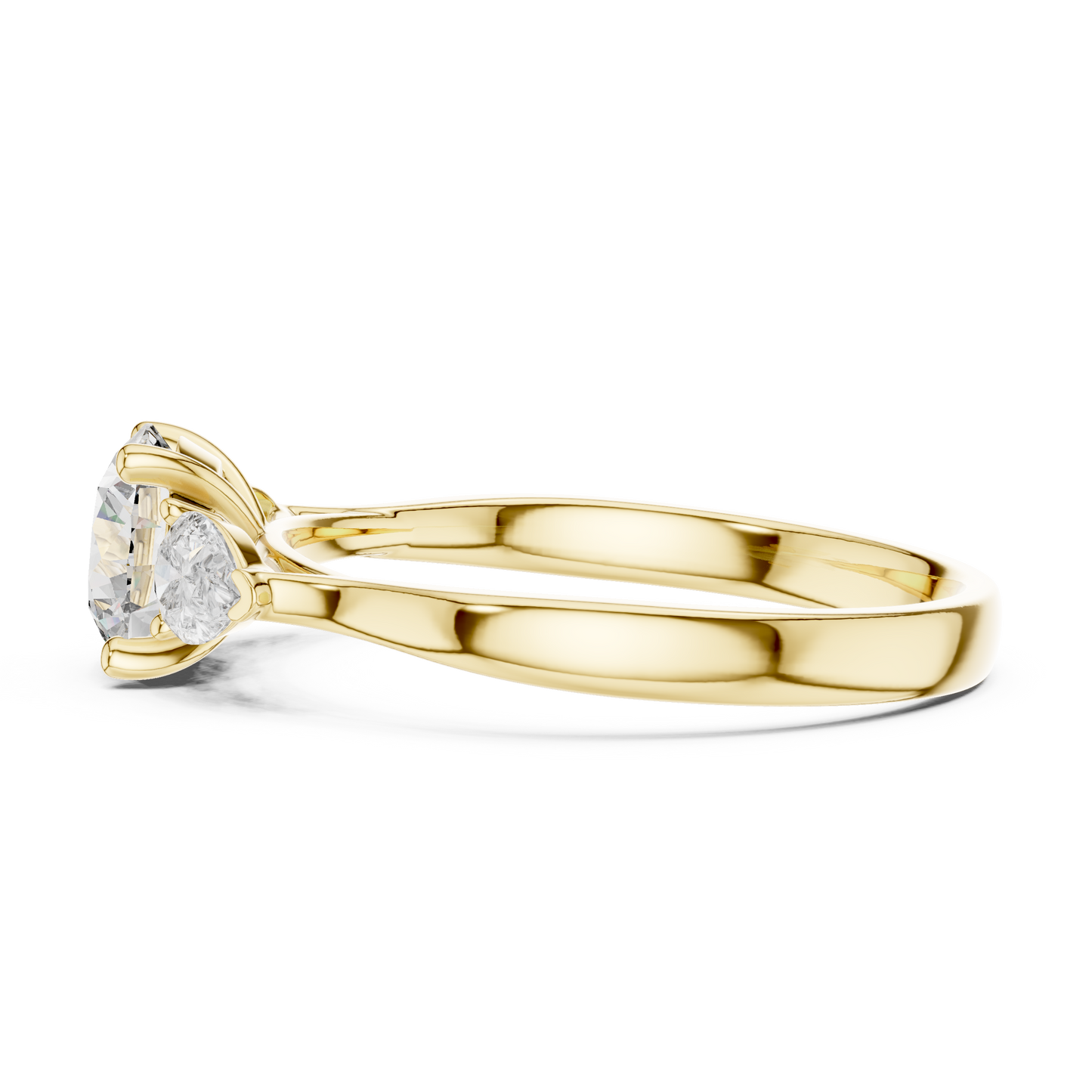 Mixed Shape Lab Grown Diamond Three Stone Ring