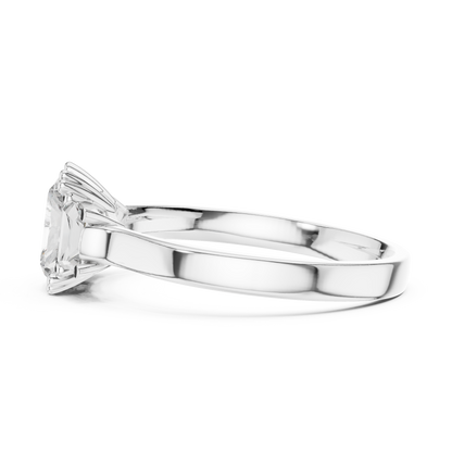 Mixed Shape Lab Grown Diamond Side Stone Ring