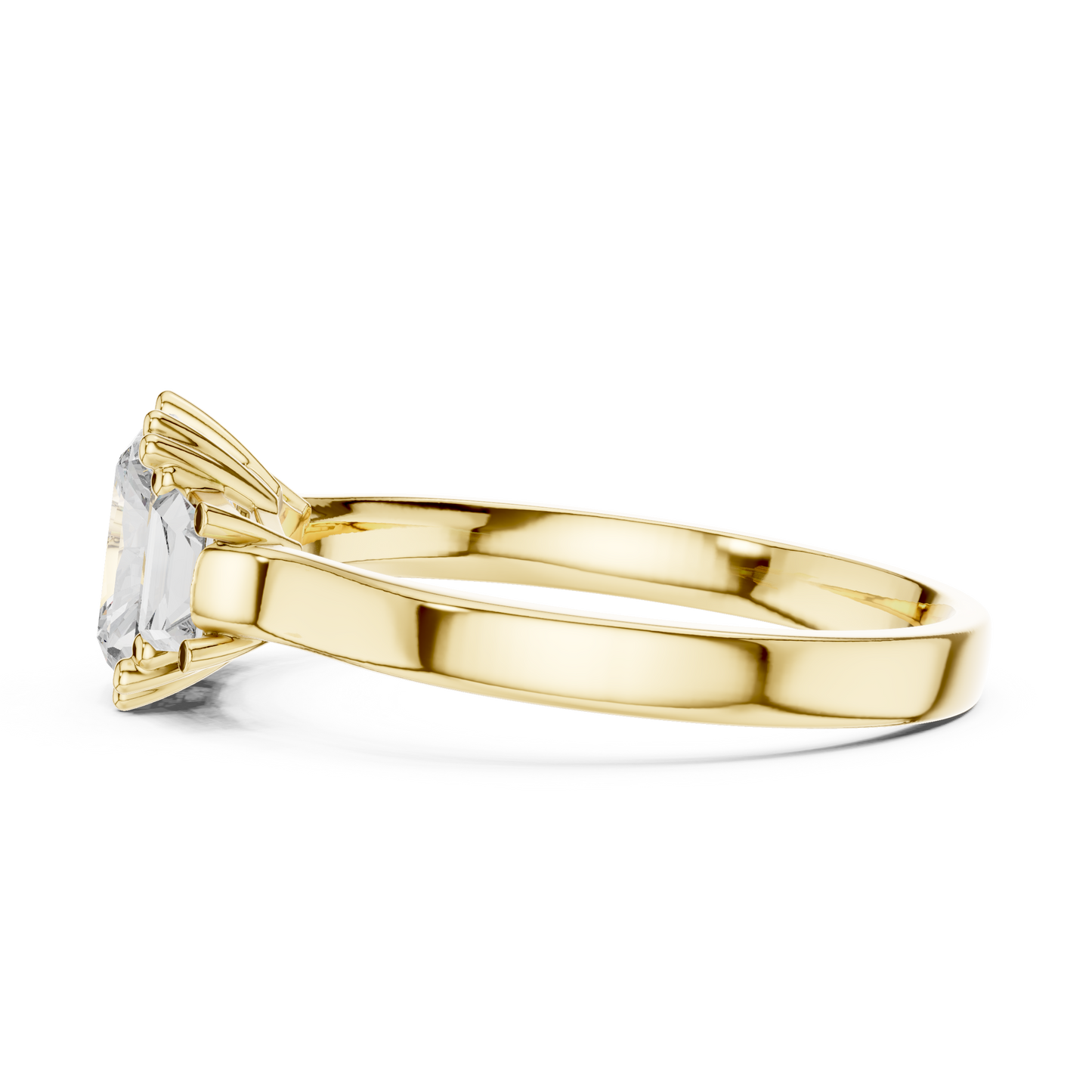 Mixed Shape Lab Grown Diamond Side Stone Ring