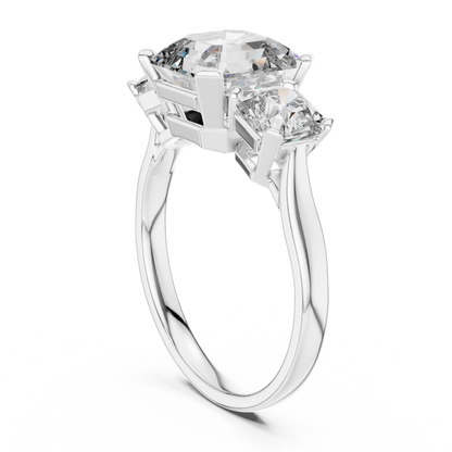 Mixed Shape Lab Grown Diamond Three Stone Ring