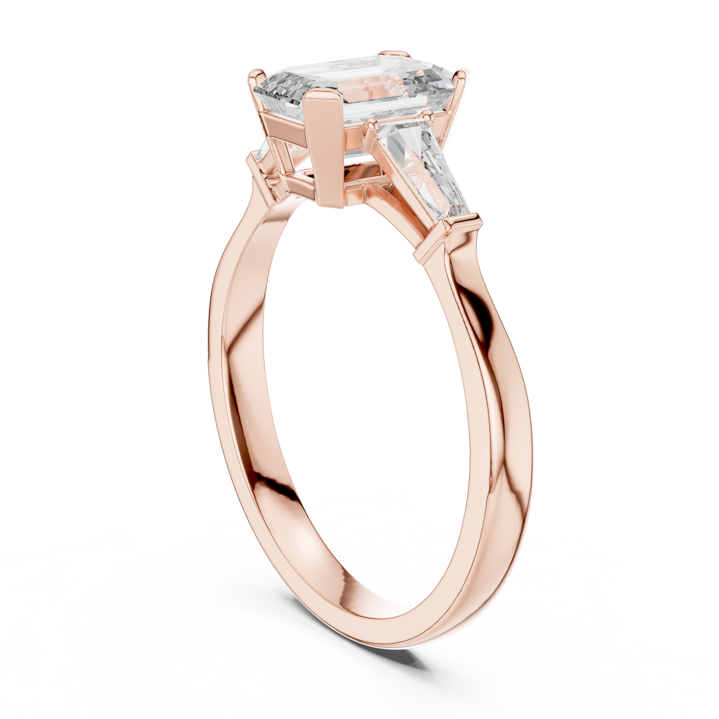 Mixed Shape Lab Grown Diamond Three Stone Ring