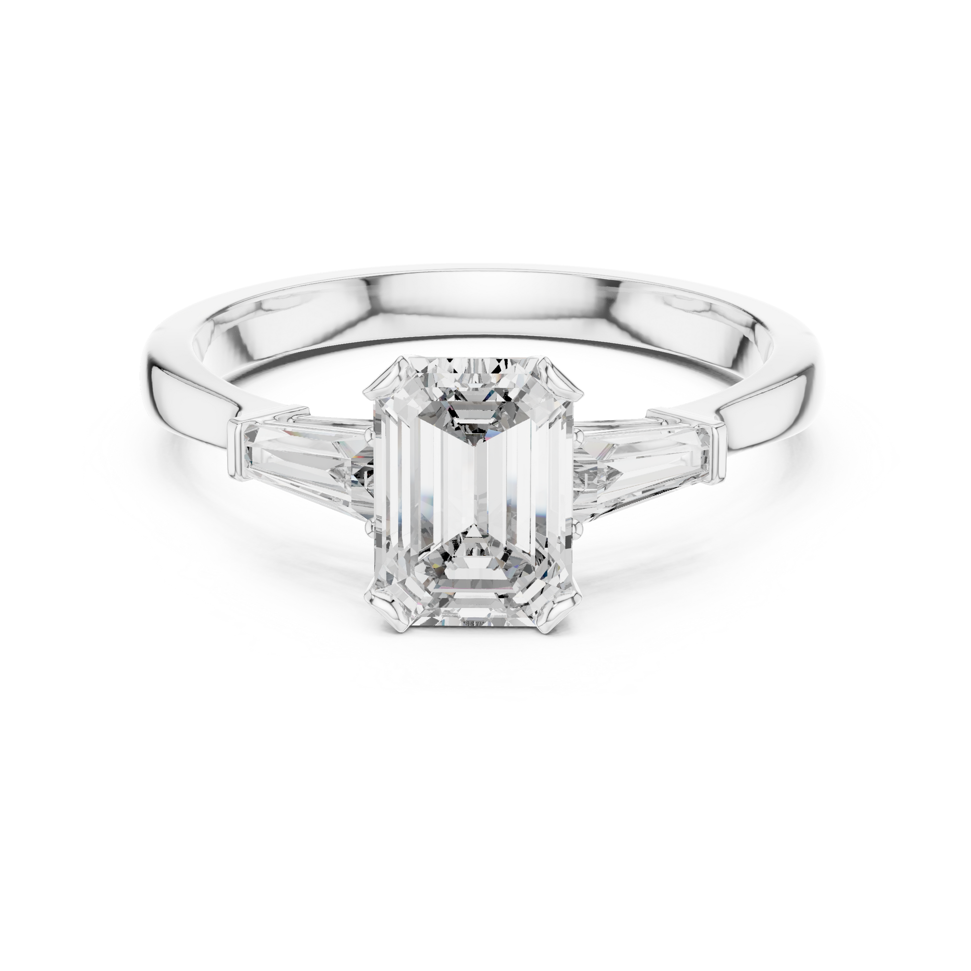 Mixed Shape Lab Grown Diamond Three Stone Ring