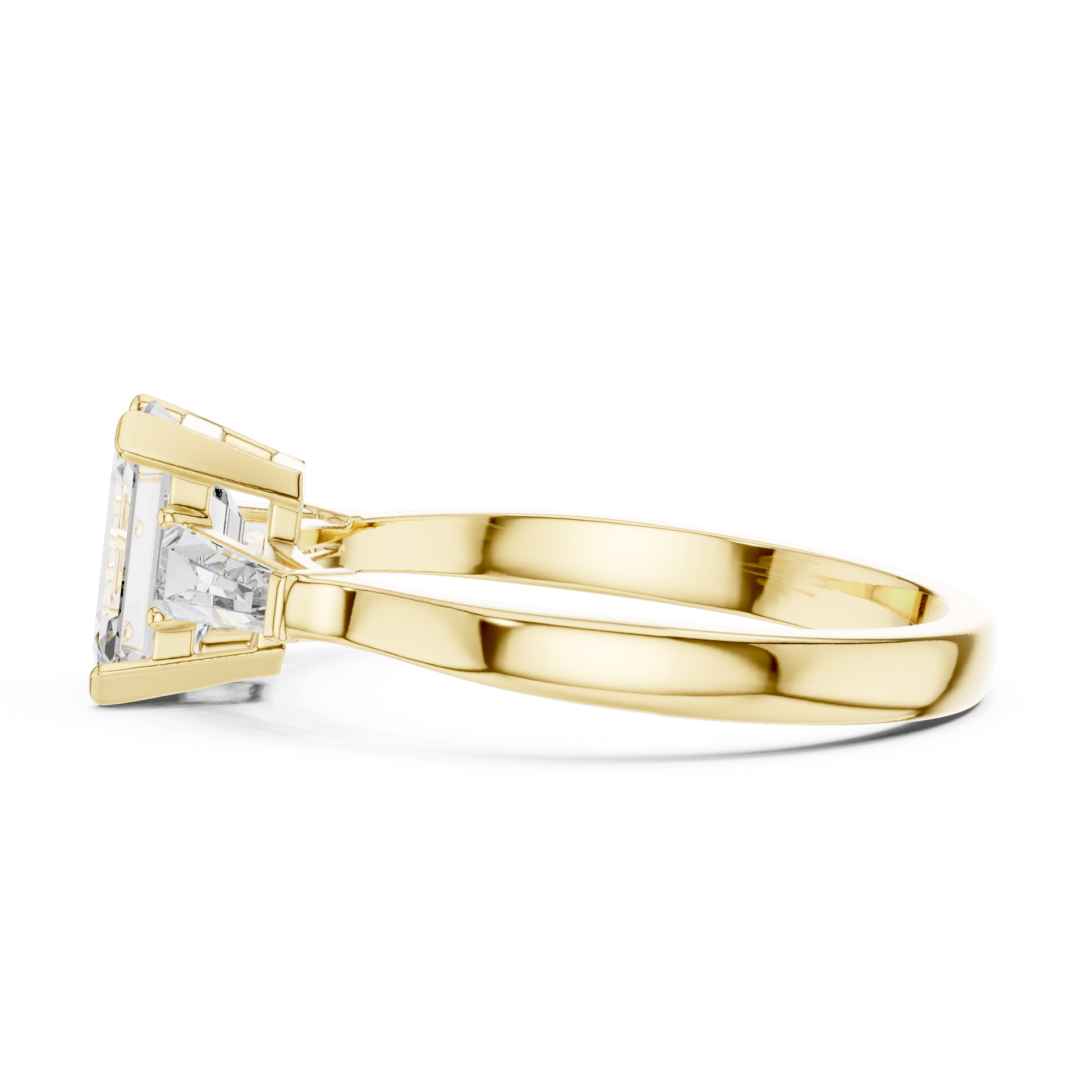 Mixed Shape Lab Grown Diamond Three Stone Ring