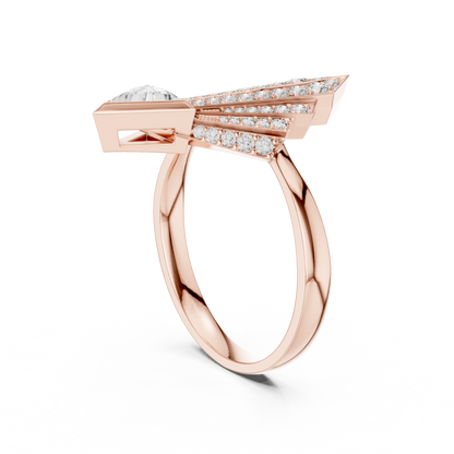 Mixed Shape Lab Grown Diamond Halo Ring