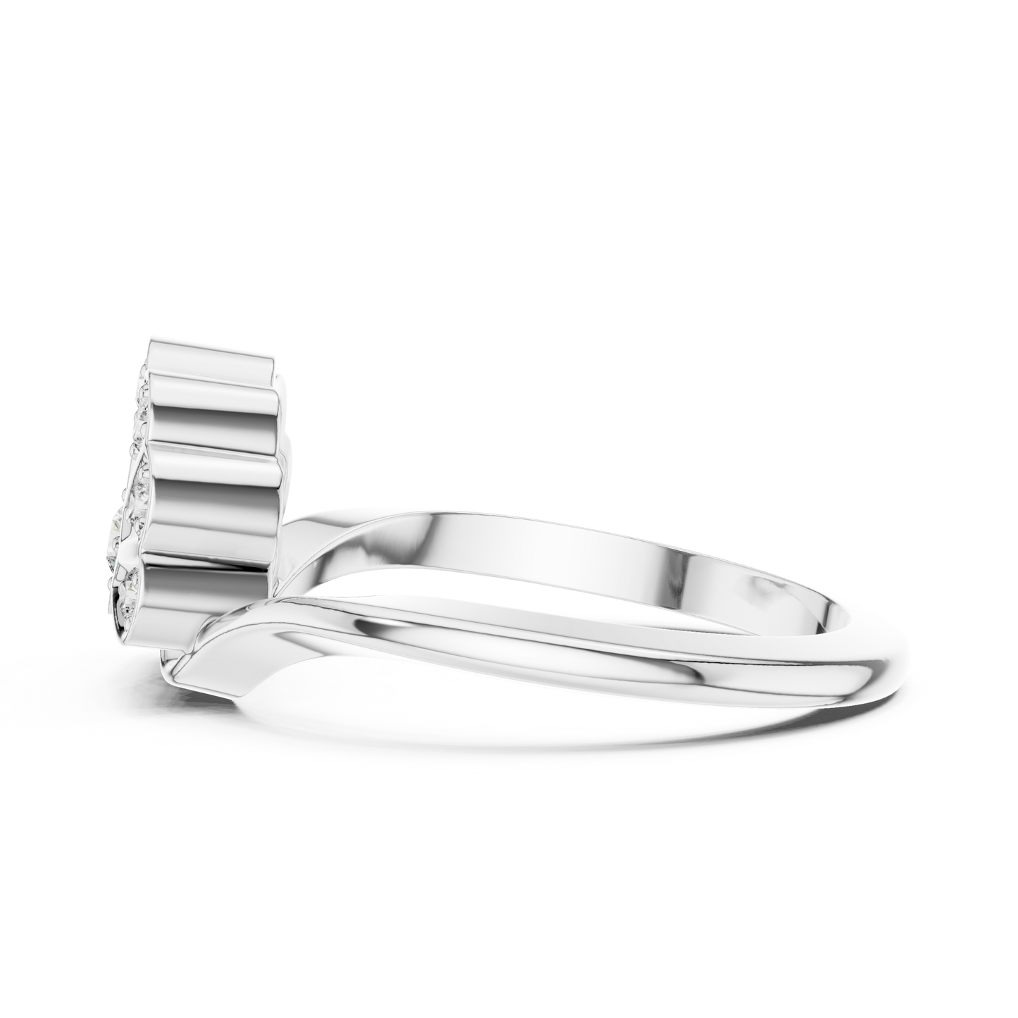 Mixed Shape Lab Grown Diamond Halo Ring