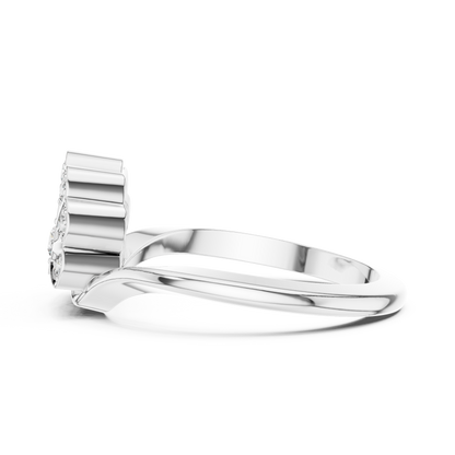Mixed Shape Lab Grown Diamond Halo Ring