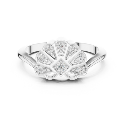 Mixed Shape Lab Grown Diamond Halo Ring