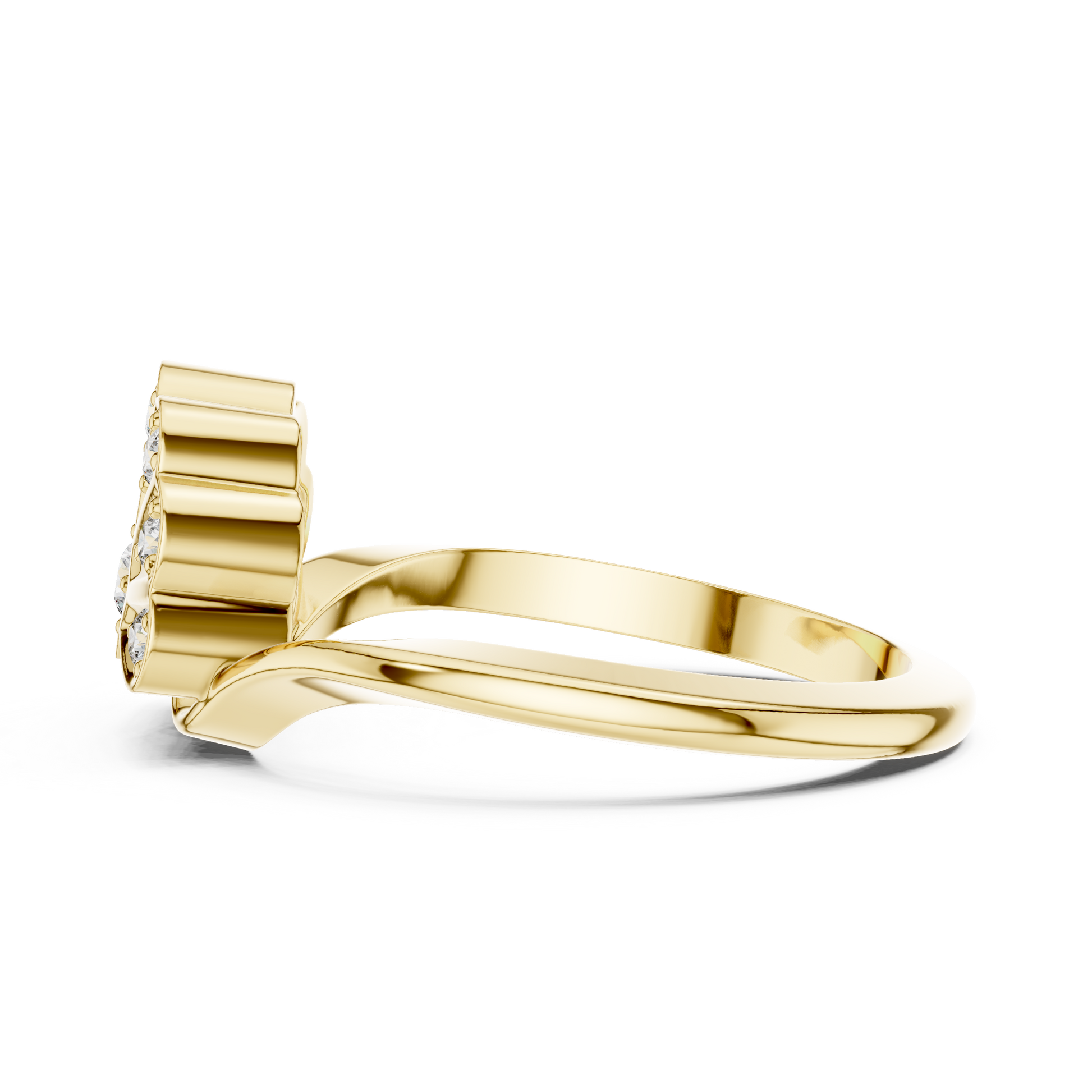 Mixed Shape Lab Grown Diamond Halo Ring