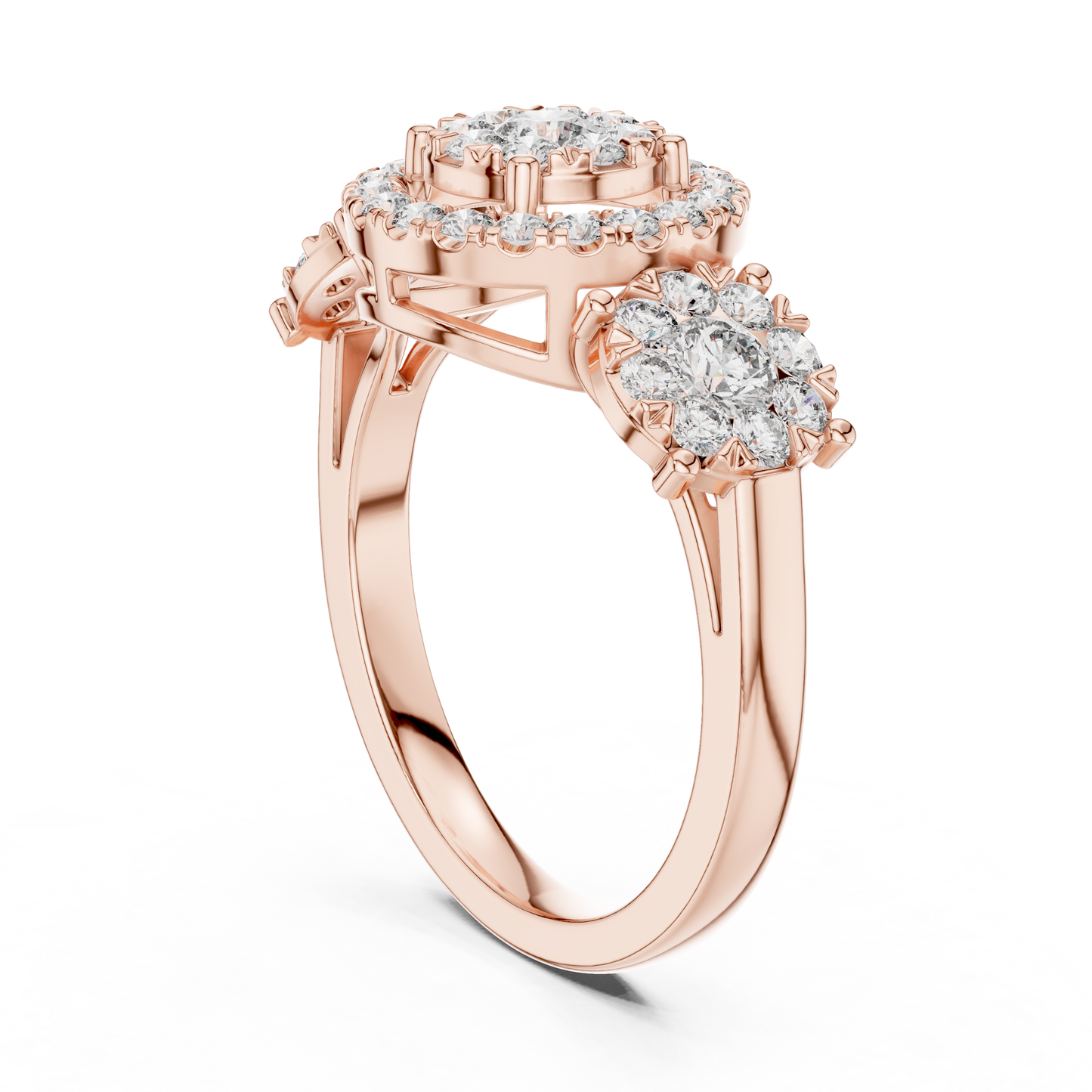 Round Halo Lab Grown Diamond Ring