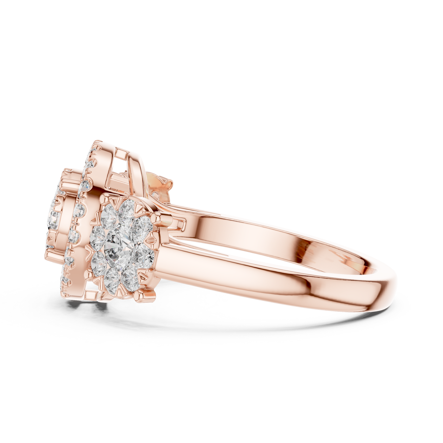 Round Halo Lab Grown Diamond Ring