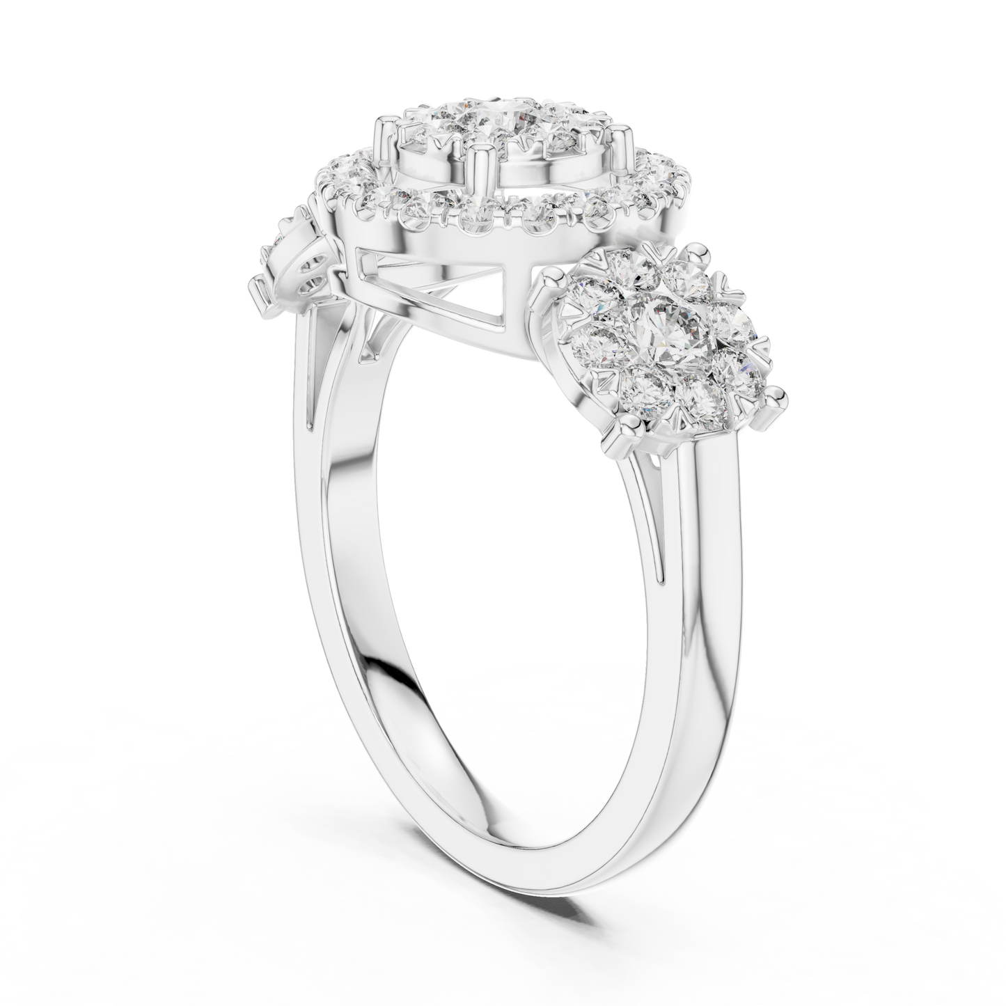 Round Halo Lab Grown Diamond Ring