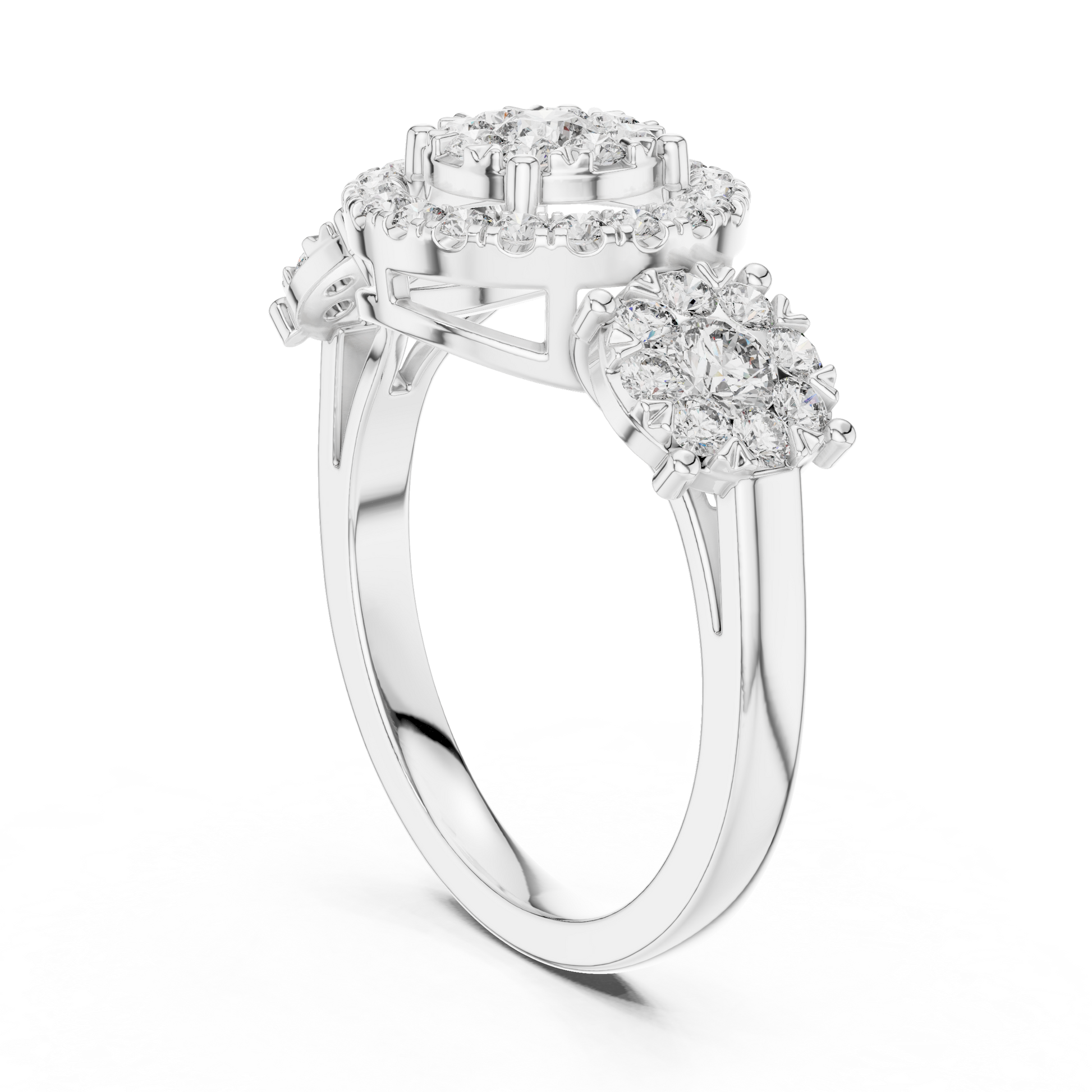 Round Halo Lab Grown Diamond Ring