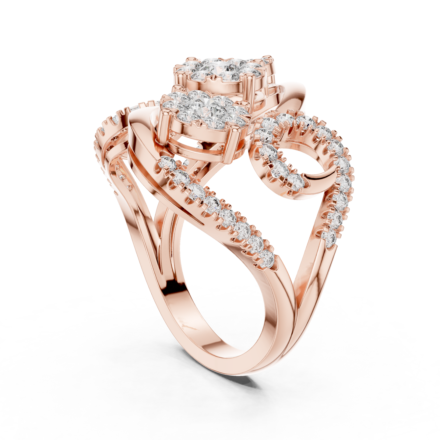 Round Halo Lab Grown Diamond Ring