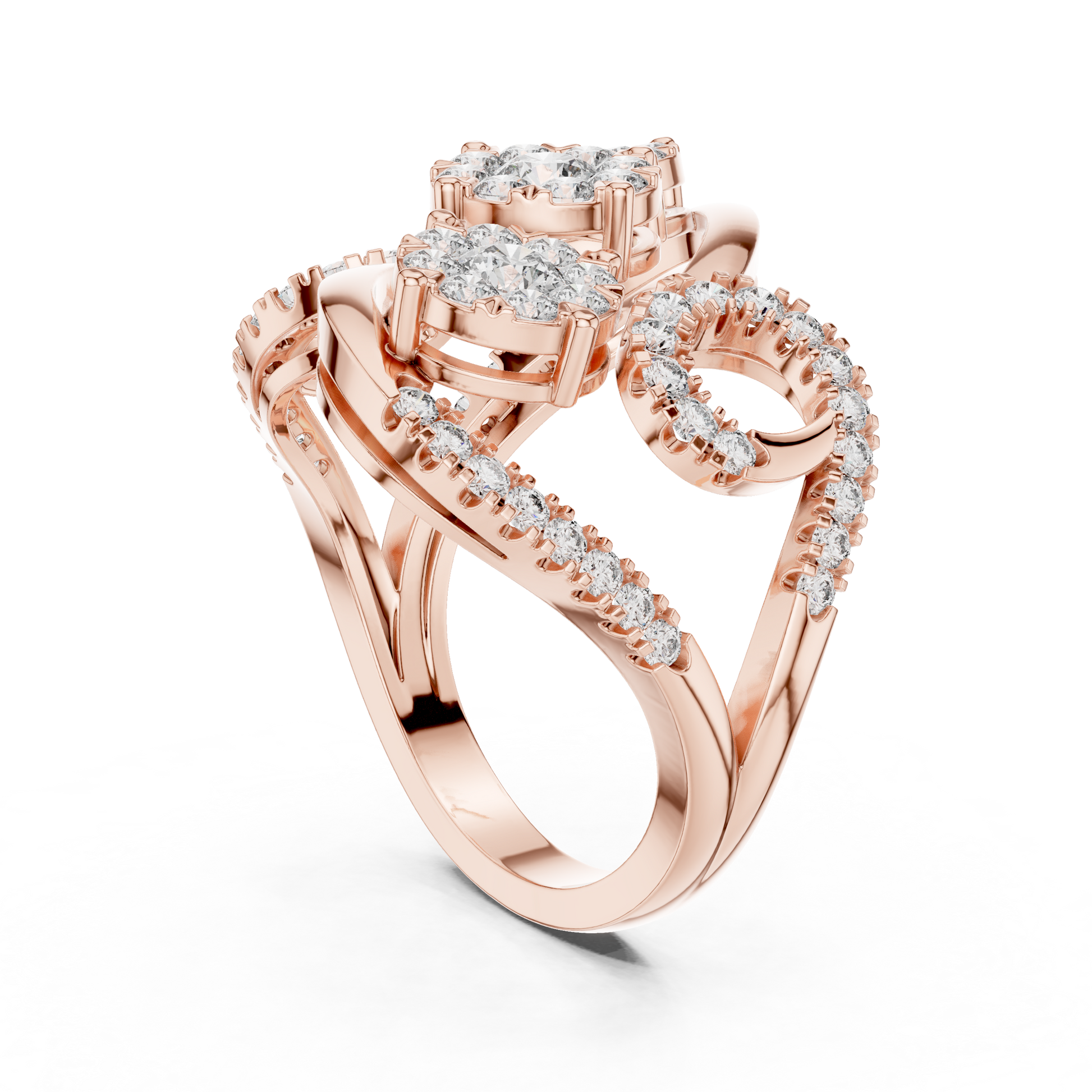 Round Halo Lab Grown Diamond Ring