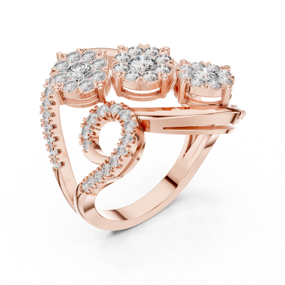 Round Halo Lab Grown Diamond Ring