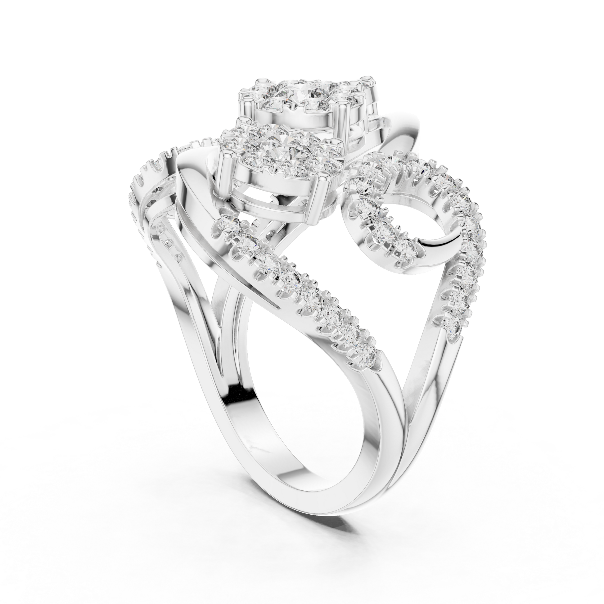 Round Halo Lab Grown Diamond Ring