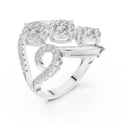 Round Halo Lab Grown Diamond Ring
