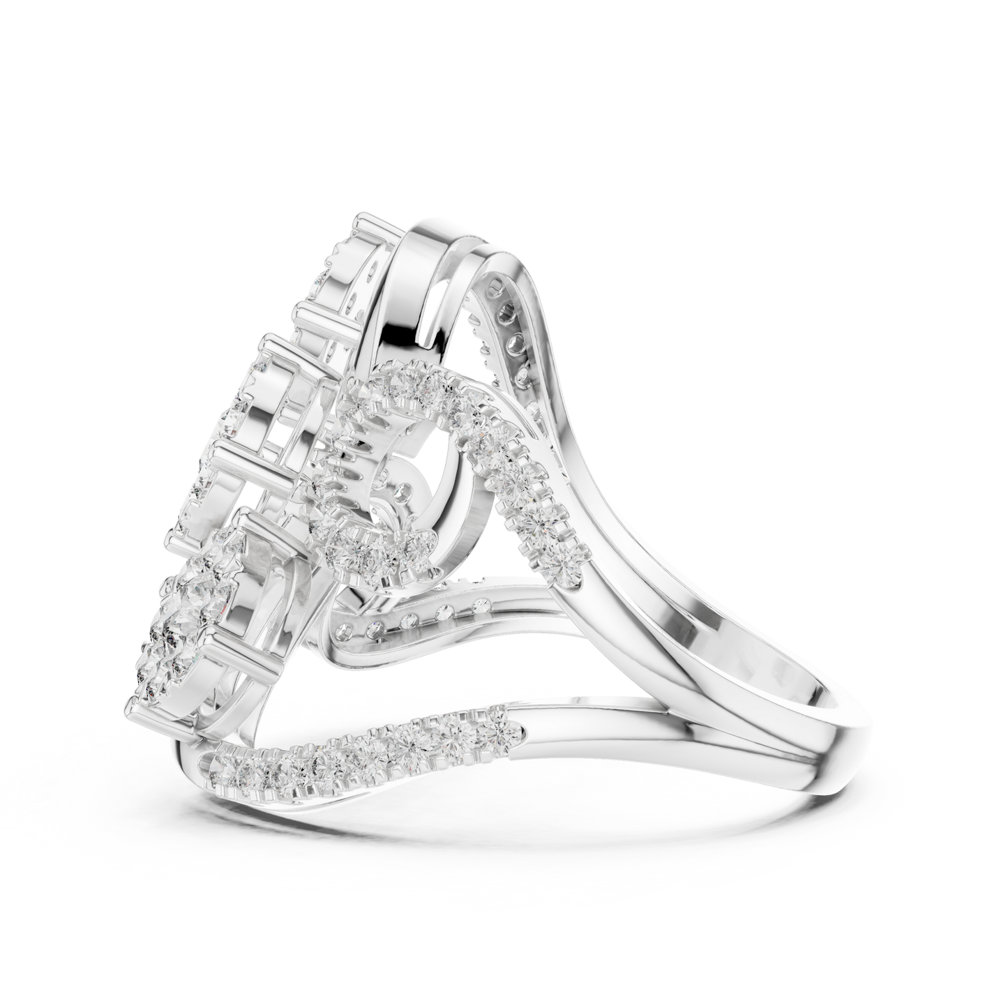 Round Halo Lab Grown Diamond Ring