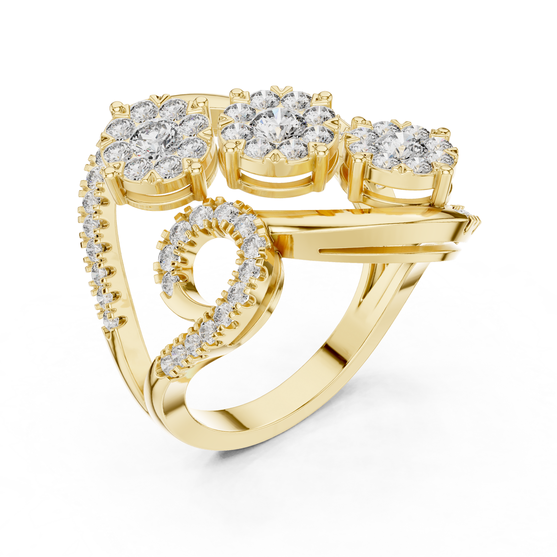 Round Halo Lab Grown Diamond Ring