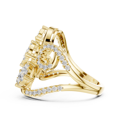 Round Halo Lab Grown Diamond Ring