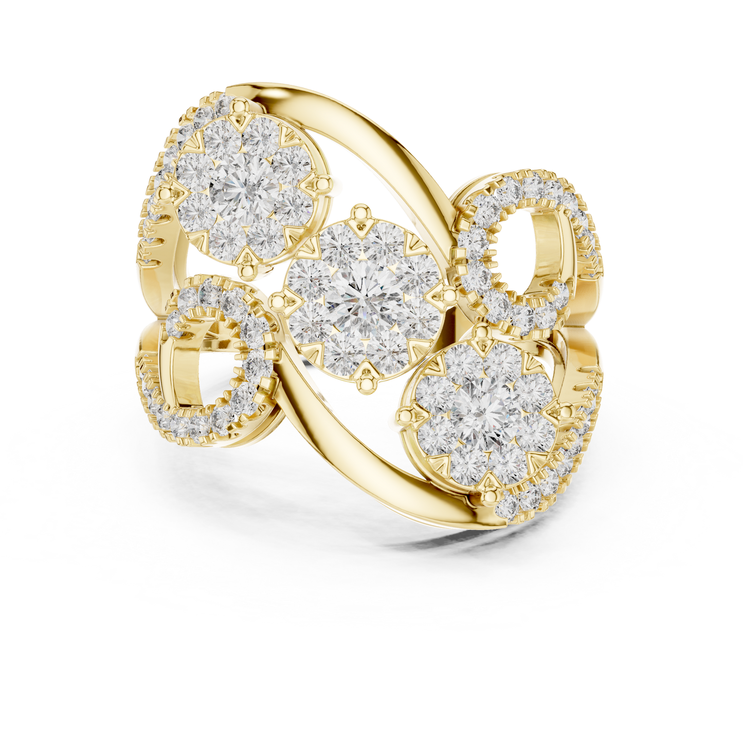 Round Halo Lab Grown Diamond Ring