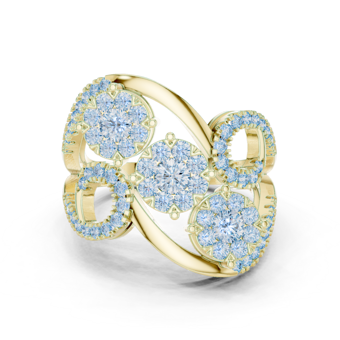 Round Halo Lab Grown Diamond Ring